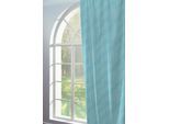 Vorhang ADAM "Argentinian Criolla" Gr. 4, blau (türkis), B:142cm H:245cm, Jacquard, Baumwolle, Gardinen, aus 100% Bio-Baumwolle