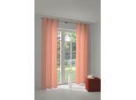 Vorhang ADAM "Uni Collection" Gr. 4, orange, B:145cm H:245cm, Jacquard, Baumwolle (Bio-Baumwolle), Gardinen, aus 100% Bio-Baumwolle