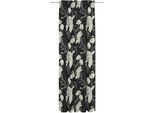 Vorhang ADAM "Eden" Gr. 3, schwarz-weiß (weiß, schwarz), B:142cm H:225cm, Jacquard, Baumwolle, Gardinen, aus 100% Bio-Baumwolle