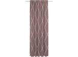 Vorhang ADAM "Casket Valdelana Light" Gr. 3, rot (dunkelrot), B:142cm H:225cm, Jacquard, Baumwolle, Gardinen, aus 100% Bio-Baumwolle