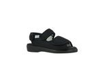 Sandale, Herren, Gr. 41, schwarz, Polyester, Schuhe Sandale