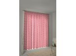 Vorhang ADAM "Retro Floret" Gr. 3, pink, B:145cm H:225cm, Jacquard, Baumwolle (Bio-Baumwolle), Gardinen, aus 100% Bio-Baumwolle