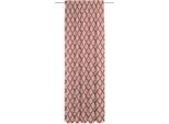 Vorhang ADAM "Maroccan Shiraz Light" Gr. 4, rot, B:142cm H:245cm, Jacquard, Baumwolle, Gardinen, aus 100% Bio-Baumwolle