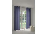 Vorhang ADAM "Urban Cactus" Gr. 2, blau (royalblau), B:145cm H:175cm, Jacquard, Baumwolle (Bio-Baumwolle), Gardinen, aus 100% Bio-Baumwolle