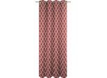Vorhang ADAM "Maroccan Shiraz" Gr. 3, rot (dunkelrot), B:145cm H:225cm, Jacquard, Baumwolle (Bio-Baumwolle), Gardinen, aus 100% Bio-Baumwolle