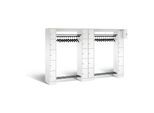 C+P Offene Garderobe Serie 8070, H1950xB2840xT480mm, Front Verkehrsweiß, Korpus Verkehrsweiß (80730-20) ; C + P Möbelsysteme (80730-20|S10221)