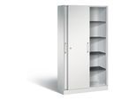 C+P Schiebetürenschrank Asisto, H1980xB1000xT435mm, Front Lichtgrau, Korpus Lichtgrau (142002-000) ; C + P Möbelsysteme (142002-000|S10030)