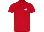 multifanshop Kinder T-Shirt - Deutschland - Adler Retro - Druck weiß - Kind