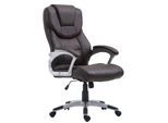 TPFLiving Bürostuhl Texum 2 Kunstleder Hellbraun