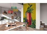 Fototapete KOMAR "Komar Vlies Fototapete - Plant House - Größe 150 x 250 cm", lila (modern), L:2,5m, Vlies, Tapeten