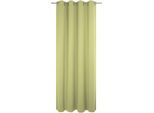 Vorhang ADAM "Uni Collection light", grün, B:142cm H:375cm, Baumwolle (Bio-Baumwolle), Gardinen, Vorhang, aus 100% Bio-Baumwolle