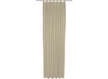 Vorhang ADAM "Uni Collection light", beige, B:142cm H:155cm, Baumwolle (Bio-Baumwolle), Gardinen, Vorhang, aus 100% Bio-Baumwolle