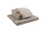 Joop! Frottierset , Graphitfarben, Taupe , Textil , 5-teilig , Abstraktes , Oeko-Tex® Standard 100 , saugfähig, Aufhängeschlaufe, strapazierfähig, angenehm weich, hochwertige Qualität , Heimtextilien, Badtextilien, Handtuchsets