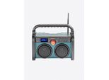 Digitalradio (DAB+) SOUNDMASTER "Radio", schwarz (schwarz, blau), Radios, Digitalradio (DAB+)