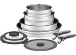 Pfannen-Set TEFAL "Jamie Oliver Ingenio 9-teilig", schwarz, Ø:28cm, Pfannen, Pfannen-Set
