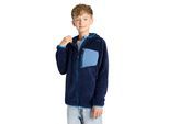 Fleecejacke CMP "KID JACKET FIX HOOD", Kinder, Gr. 176, blau (b. blau, royal), Obermaterial: 100% Polyester, normal, Jacken Fleecejacke