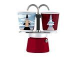 BIALETTI Espressokocher "Mini Express Magrite 2 Tassen, Rot"