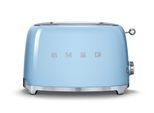 SMEG Toaster "SMEG", blau (hellblau, silberfarben), B:31cm H:19,8cm T:19,5cm, Toaster, Toaster