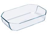 Auflaufform PYREX "30 x 20 cm", transparent, B:18cm L:27cm, Borosilikatglas, Auflaufformen, Auflaufform