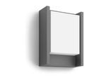 PHILIPS Aussen-Wandleuchte "Arbour UE 2700K Anthrazit", grau (anthrazit), H: 22cm, Leuchten, Aussen-Wandleuchte