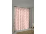 Vorhang ADAM "Wave", bunt (rot, natur, rosa), B:145cm H:145cm, Jacquard, Baumwolle (Bio-Baumwolle), Leinen, Gardinen, aus Leinen und Bio-Baumwolle