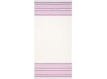 Strandtuch EGERIA "Pestemal", pink, B:80cm L:180cm, gewebte Ware, Baumwolle, Handtücher, 80x180 cm, mit Fransen