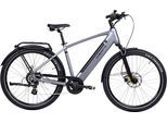E-Bike SAXONETTE "SAXONETTE X-Road 5.2 E- All Terrain Bikes" Gr. 48, schwarz (grau, schwarz), Elektrofahrräder, 48cm, 28 Zoll (71,12cm), (mit integr. Akku), Elektrofahrrad für Alltag und Einkauf, Topseller