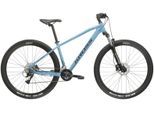 Mountainbike KROSS "KROSS MTB Hardtail Hexagon 4.0 29" blau" Gr. 43, blau (blau, schwarz), Fahrräder, Damen, 43cm, 29 Zoll (73,66cm) hinten: 29 Zoll (73,66cm)