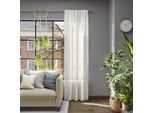 Vorhang NEUTEX FOR YOU "Libre-ECO" Gr. 1, beige (creme), B:142cm H:245cm, Jacquard, Polyester, Gardinen, Vorhang
