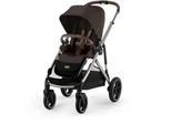 cybex Gold Kinderwagen , Dunkelbraun , Metall , 66x110x107.5 cm , Ce , Feststellbremse, Federung, 5-Punkte-Gurt , Baby on Tour, Kinderwagen, Kombikinderwagen