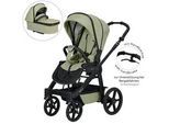 Hartan Kinderwagenset , Hellgrün , Textil , 3-teilig , 58x120x102 cm , EN 1888, UV 50+, AZO-frei, Made in Germany , Feststellbremse, Fußstütze abklappbar, Federung, kugelgelagerte Räder, 5-Punkte-Gurt, Handbremse, für Babyschale geeignet, Griff in Lederoptik, Sitz umsetzbar, Reflektorstreifen, abnehmbarer Schutzbügel,5-Punkt-Gurt, Gurtschoner, Schutzbügel abnehmbar, Sitz umsetzbar,Matratze , Baby