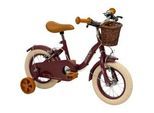 Kinderfahrrad , Bordeaux , Metall , 47.5x62x85 cm , unisex , Freizeit & Co, Sport & Fitness, Fahrräder, Kinderfahrräder