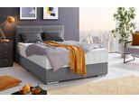 Boxbett COTTA "Tom mit Bettkasten, Topper und Zierkissen", grau, B:145cm L:209cm, Komplettbetten, Bett Betten mit Bettkasten, Bestseller, Unser Dauertiefpreis, Topseller
