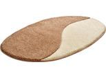 Badematte GRUND "Orbis", beige, H:24mm, Polyacryl, Badematten, Badematte, zweifarbiger Badematte