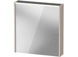 Duravit D-Code Spiegelschrank DC7105L91911000 650x700 mm, Taupe Matt, mit Beleuchtung und Steckdose E