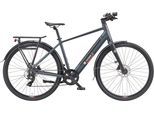 E-Bike TELEFUNKEN "UH210 Herren" Gr. 48, grau (granitgrau, grau), Elektrofahrräder, 48cm, 28 Zoll (71,12cm), Pedelec, Elektrofahrrad für Herren, Urbanbike