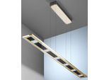 EVOTEC LED Pendelleuchte "DESIGNLINE", Energieeffizienz: E (A-G), grau (nickelfarben), 6, H: 1,1cm, Leuchten, LED Hängelampe, LED Hängeleuchte, Farbwechsel, LED Pendelleuchte