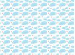 Fliesenaufkleber QUEENCE "Wolken", blau (blau, rosa), B:15cm H:15cm T:0,1cm, Fliesenaufkleber, Stickerfliesen, selbstklebend, Sticker, 12er Set