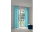 Vorhang ADAM "Argentinian Criolla" Gr. 3, blau (türkis), B:145cm H:225cm, Jacquard, Baumwolle (Bio-Baumwolle), Gardinen, aus 100% Bio-Baumwolle