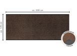Fußmatte ANDIAMO "Easy, Made in Netherlands", braun, B:120cm H:5mm L:500cm, Kunstfaser, Teppiche, Schmutzfangläufer, Schmutzfangmatte, rutschhemmend, Innen- und überdachten Außenbereich