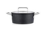 Fissler Kochtopf , Schwarz , Metall , 2,7 l , backofengeeignet, kratzfest , Kochgeschirr, Töpfe, Kochtöpfe