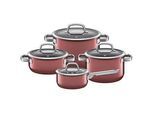 WMF Kochtopfset , Metall , 4-teilig , 20 cm,24 cm,16 cm , Griffe werden nicht heiß , Kochgeschirr, Töpfe, Topfsets