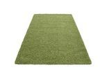 Novel Hochflorteppich , Grün , Textil , Uni , rechteckig , 100x200 cm , Oeko-Tex® Standard 100 , für Fußbodenheizung geeignet, schmutzabweisend, für Hausstauballergiker geeignet, lichtunempfindlich, antistatisch, pflegeleicht, strapazierfähig, leicht zusammenrollbar , Teppiche Und Böden, Teppiche, Hochflorteppiche & Shaggys