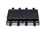 Silva Homeline Raclette-Grill , Schwarz , Kunststoff , 44x12.5x24 cm , Kochgeschirr, Tischgrills & Fondues, Raclette-Grills