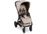 ABC Design Buggy , Beige , Textil , 111x54 cm , EN 1888 , Feststellbremse, Fußstütze abklappbar, Federung, kugelgelagerte Räder, 5-Punkte-Gurt, für Babyschale geeignet, Griff in Lederoptik, Transportsicherung, mit Tragegriff, Einhand-Faltmechanismus , Baby on Tour, Kinderwagen, Buggys