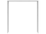 Visiona Passepartoutrahmen , Weiß , Holzwerkstoff , 213.7x222.7x58.5 cm , FSC Mix , Schlafzimmer, Kleiderschränke, Schrankzubehör