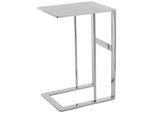 Kayoom Beistelltisch , Silberfarben , Metall , 40x60x30 cm , Wohnzimmer, Wohnzimmertische, Beistelltische, Beistelltische Metall