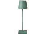 Beliani Led-Tischleuchte Grün Baceiro , Metall , LED integrated , 10x38x10 cm , Lampen & Leuchten, Innenbeleuchtung, Tischlampen, Tischlampen