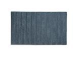 Kela Badematte , Blau , Textil , 60x1.6x100 cm , für Fußbodenheizung geeignet, rutschhemmend , Heimtextilien, Badtextilien, Badematten
