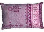 Kissenbezug CASATEX "Indi", lila (beere), B:40cm L:80cm, Biber, Obermaterial: 100% Baumwolle, Kissenbezüge, Kissenbezug, Kissenbezug mit Ornamenten, passend zur Bettwäsche in Qualität Biber